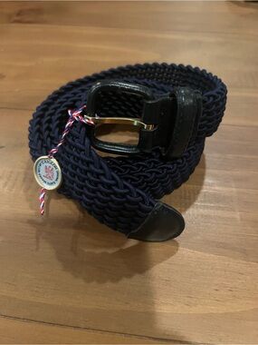 Navy Braided Maus & Hoffman Luxury Men’s Belt